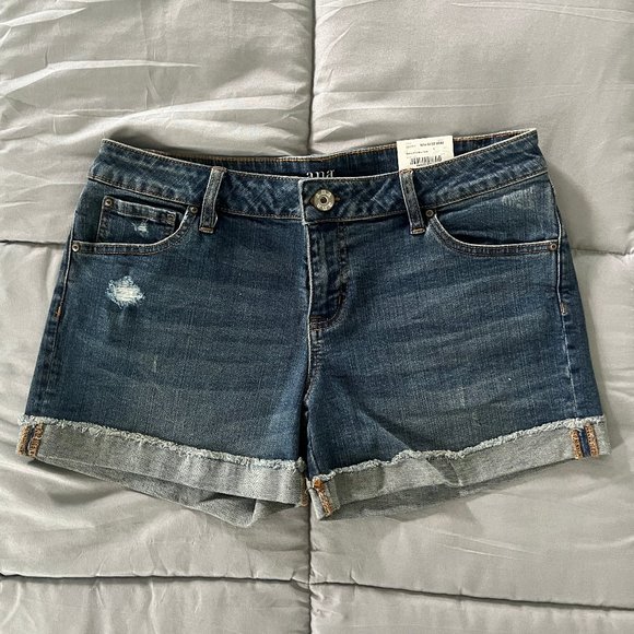 A.N.A Dark Destruction Denim Jean Shorts | NWT | 28/6 - Picture 1 of 4